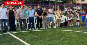 Casagua entrega nueva cancha Sintetica pública para la comuna 2