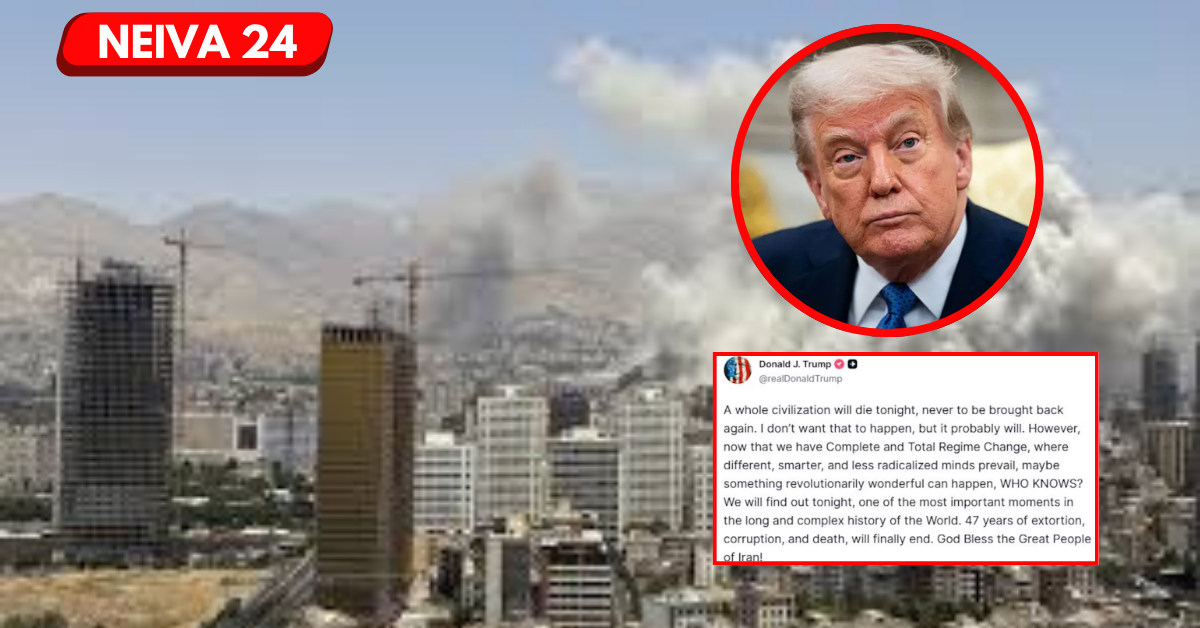 Trump lanza advertencia sobre Irán: habla de “fin de una era” en medio de escalada militar