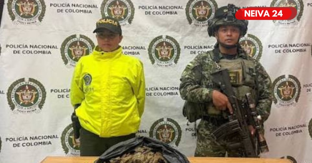 Policía incauta 25 kilos de marihuana en zona rural de Neiva