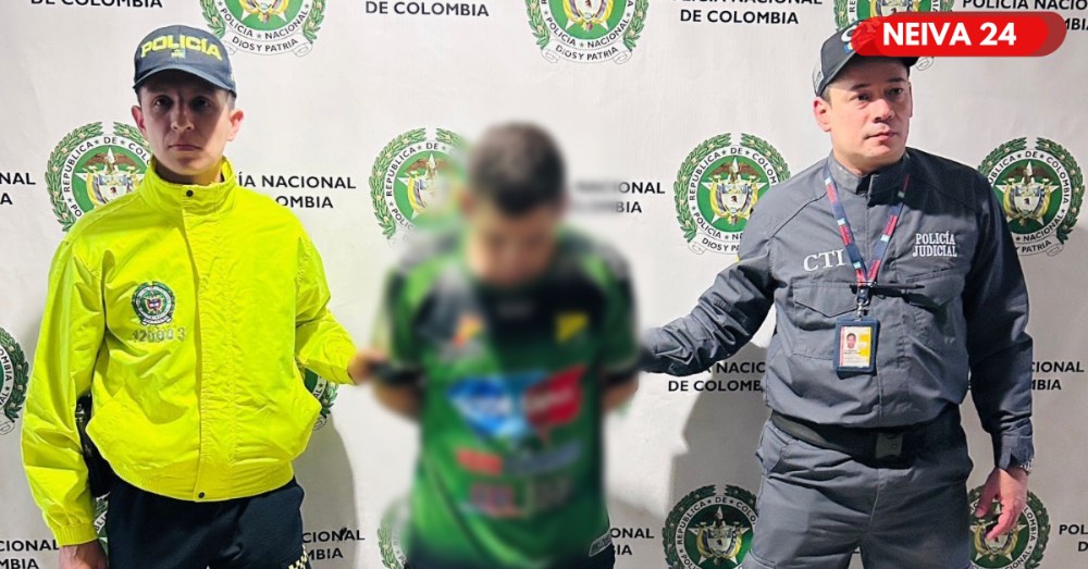 Capturan a alias 'Duván' por homicidio en Neiva: irá a la cárcel